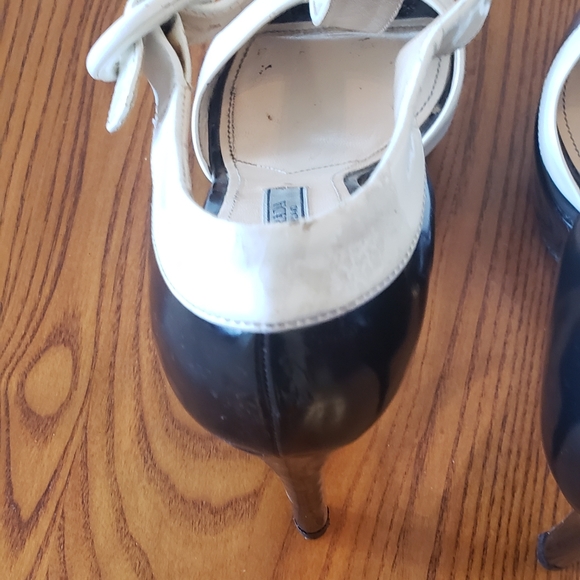 Prada platform heels, black & white, size 37EU - Picture 3 of 13